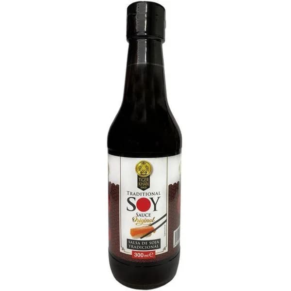 Salsa de soja TIGER KHAN, frasco 300 ml - 0.3 l - Imagen del producto en Findit