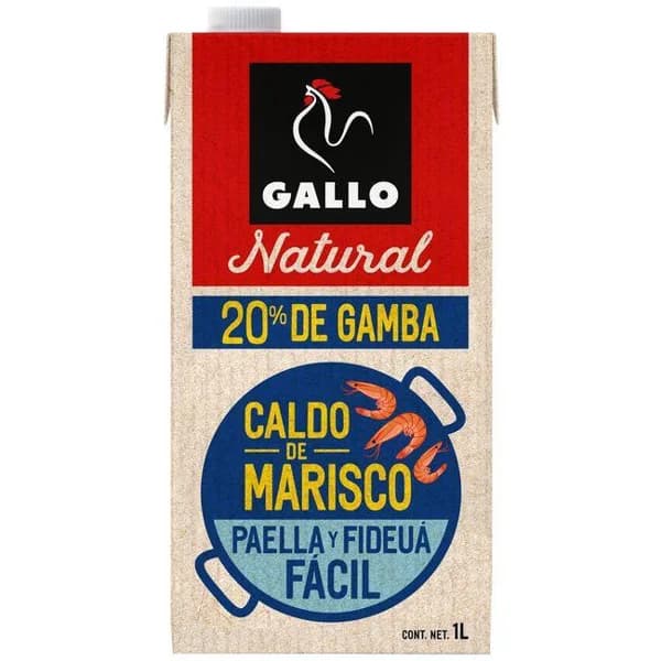 Caldo de marisco GALLO, brik 1 litro - 1 l - Imagen del producto en Findit