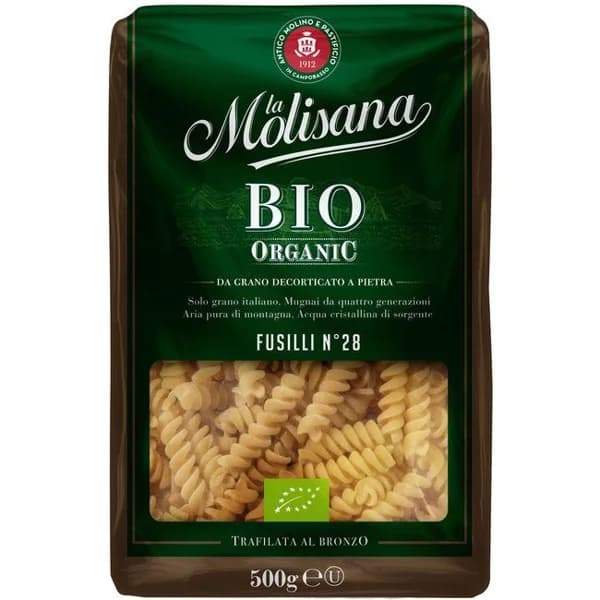 Fusilli bio LA MOLISANA, paquete 500 g - 0.5 kg - Imagen del producto en Findit