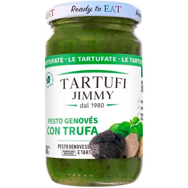 Salsa pesto con trufa TARTUFI JIMMY, frasco 180 g - 0.18 kg - Imagen del producto en Findit