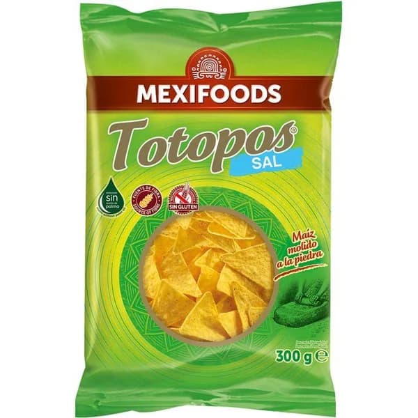 Totopos sal MEXIFOODS, bolsa 300 g - 0.3 kg - Imagen del producto en Findit