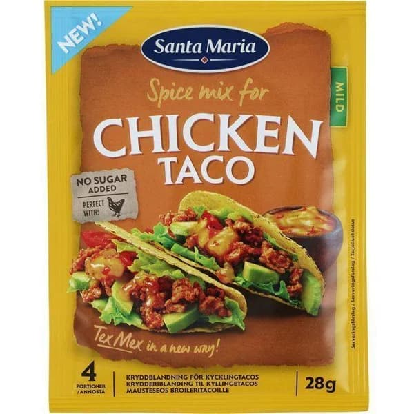 Condimento pollo SANTAMARIA, sobre 28 g - 0.03 kg - Imagen del producto en Findit