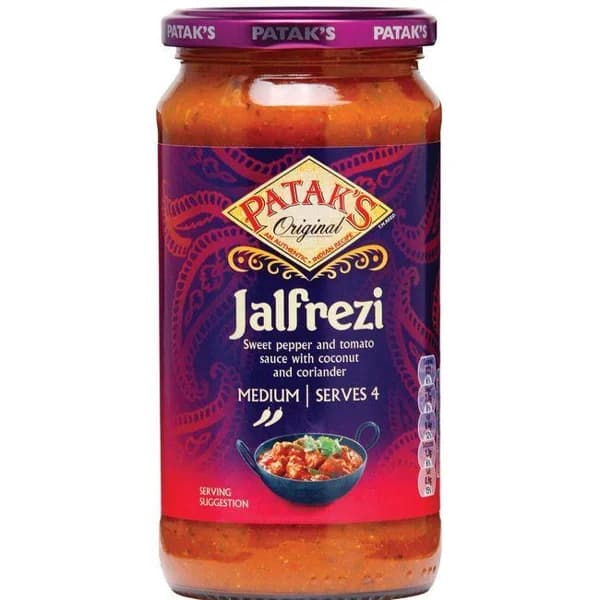 Salsa Jalfrezi PATAK`S, frasco 450 g - 0.45 kg - Imagen del producto en Findit