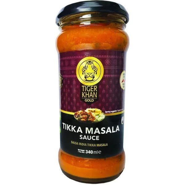 Salsa tikka TIGER KHAN, frasco 300 ml - 0.3 l - Imagen del producto en Findit