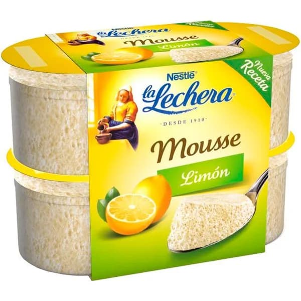 Mousse de limón LA LECHERA, pack 4x60 g - 1 ud - Imagen del producto en Findit