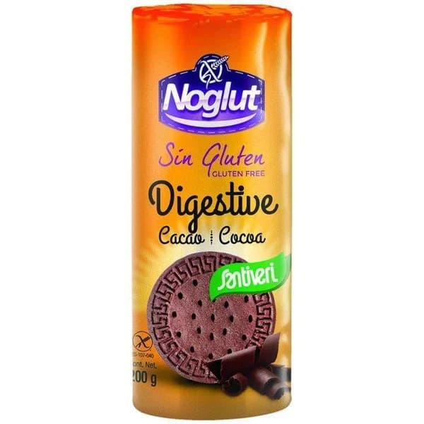 Galleta Digestive con cacao sin glúten NOGLUT, paquete 200 g - 0.2 kg - Imagen del producto en Findit