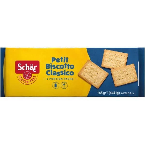 Biscotto Pettit sin gluten SCHAR, paquete 165 g - 0.17 kg - Imagen del producto en Findit