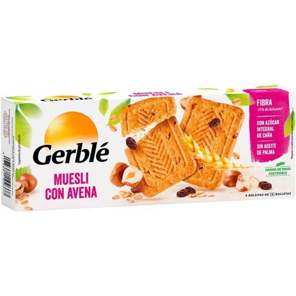 Galleta de muesli GERBLÉ, caja 290 g - 0.29 kg - Imagen del producto en Findit