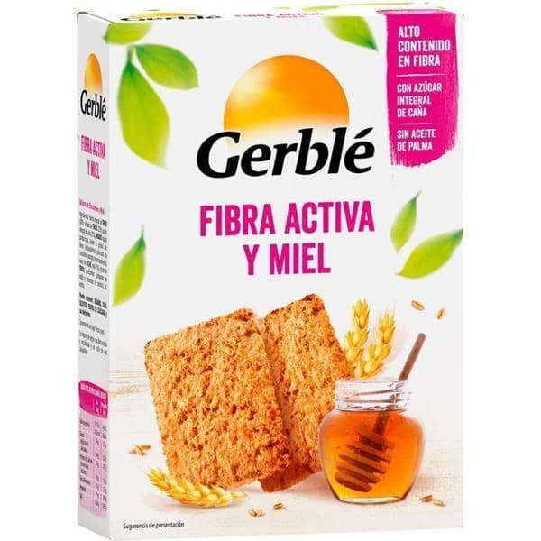 Galletas de fibra-miel GERBLÉ, paquete 400 g - 0.4 kg - Imagen del producto en Findit