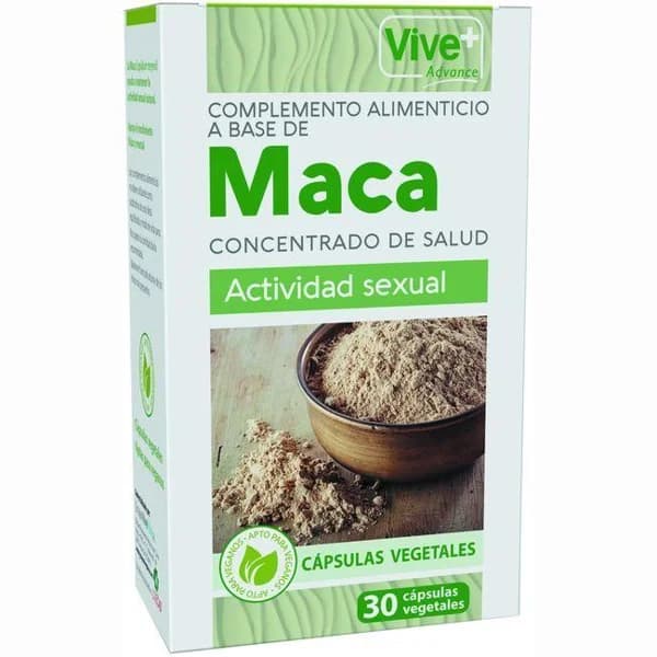 Maca advance vegetal VIVE+, caja 30 unid. - 30 ud - Imagen del producto en Findit