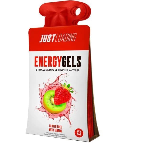 Gel de fresa y kiwi JUSTLOADING, pack 3x30 g - 0.09 kg - Imagen del producto en Findit