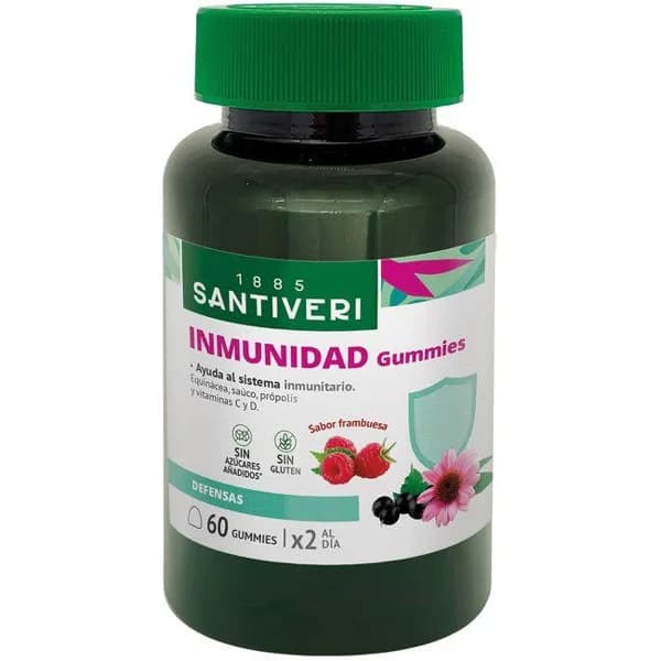 Gummies masticables SANTIVERI INMUNIDAD, bote 135 g - 0.14 kg - Imagen del producto en Findit
