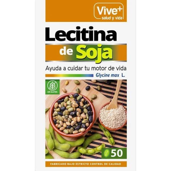 Lecitina 500 VIVE+, caja 48 cápsulas - 48 ud - Imagen del producto en Findit