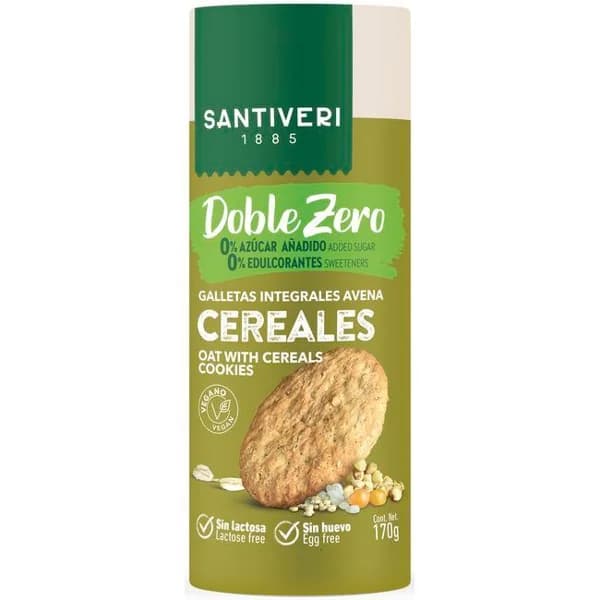 Galletas de cereales doble zero SANTIVERI, paquete 170 g - 0.17 kg - Imagen del producto en Findit