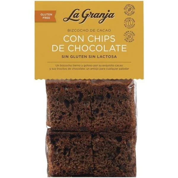 Bizcocho de cacao s/ gluten s/ lactosa LA GRANJA, paquete 350 g - 0.35 kg - Imagen del producto en Findit