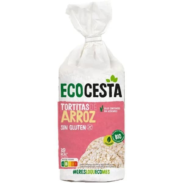 Tortitas de arroz bio ECOCESTA, paquete 115 g - 0.11 kg - Imagen del producto en Findit