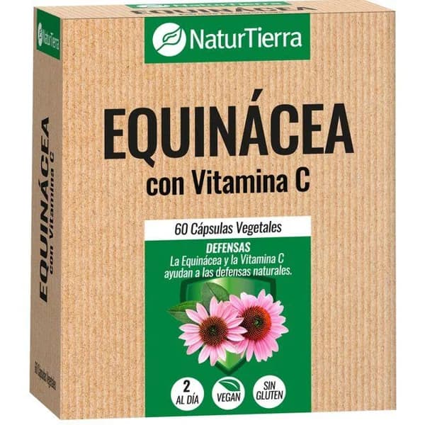 Echinacea con vitamina C NATURTIERRA, bote 60 uds - 60 ud - Imagen del producto en Findit