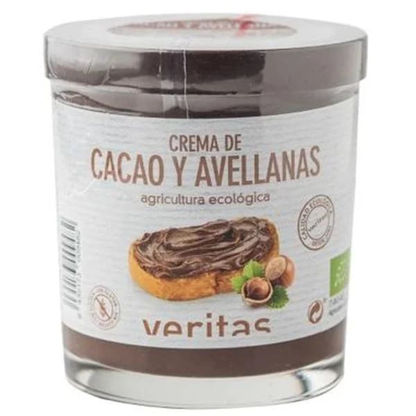 Crema de cacao-avellanas VERITAS, frasco 200 g - 0.2 kg - Imagen del producto en Findit