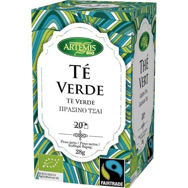 Té verde bio ARTEMISBIO, caja 28 g - 0.03 kg - Imagen del producto en Findit