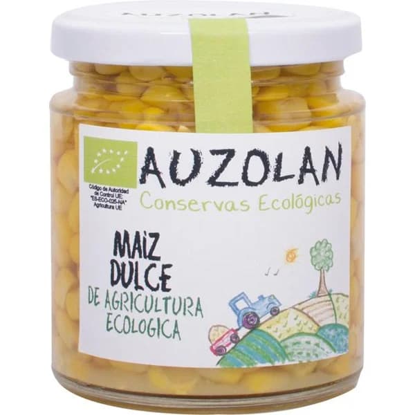 Maíz dulce ecológico AUZOLAN, frasco 170 g - 0.17 kg - Imagen del producto en Findit