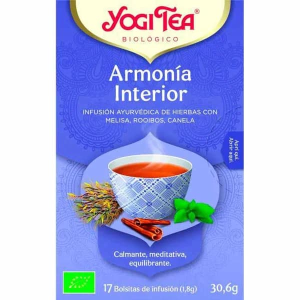 Té armonía interior YOGI TEA, caja 30,6 g - 0.03 kg - Imagen del producto en Findit