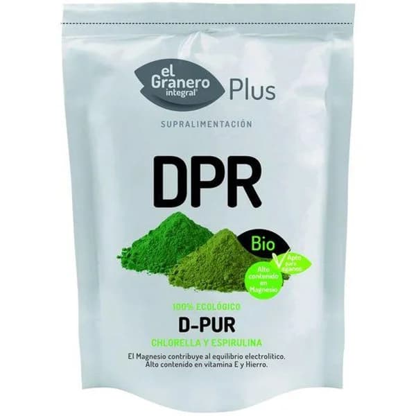 D-pur (chlorella y spirulina) EL GRANERO, bolsa 200 g - 0.2 kg - Imagen del producto en Findit
