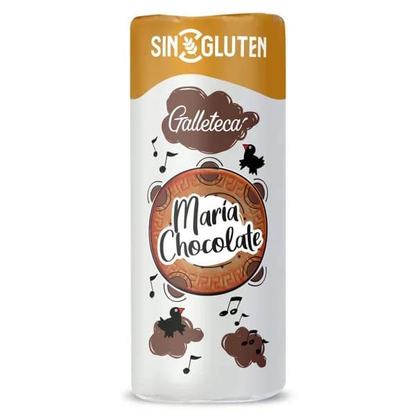 Galletas María con chocolate sin gluten Galleteca de Dia paquete 200 g - 0.2 ud - Imagen del producto en Findit