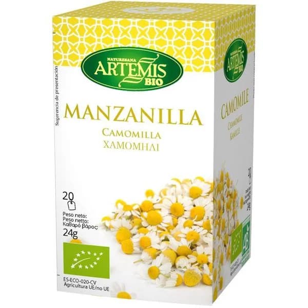 Infusión de manzanilla bio ARTEMISBIO, caja 24 g - 0.02 kg - Imagen del producto en Findit