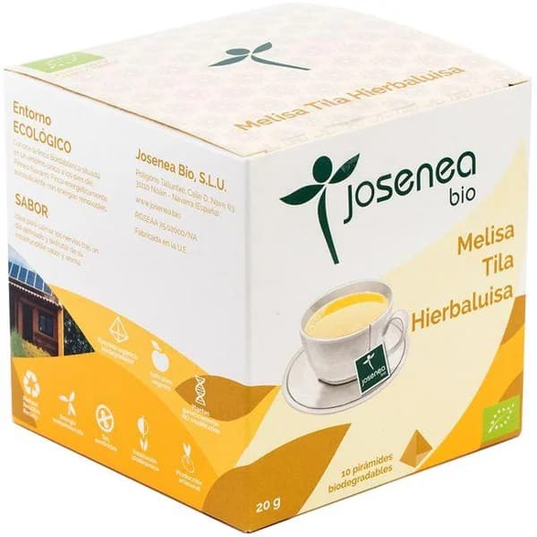 Infusión melisa, tila y hierbaluisa JOSENEA, caja 20 g - 0.02 kg - Imagen del producto en Findit