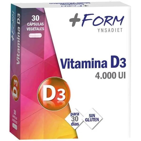 Vitamina D3 4000 Ui +FORM, caja 30 uds - 30 ud - Imagen del producto en Findit