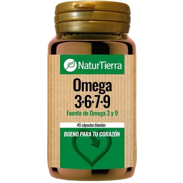 Omega 3-6-7-9 45 NATURTIERRA, bote 45 uds - 1 ud - Imagen del producto en Findit