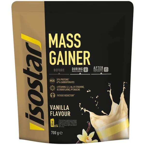 Mass gainer vainille ISOSTAR, bolsa 700 g - 0.7 kg - Imagen del producto en Findit
