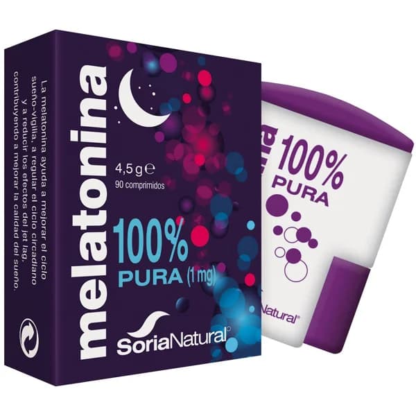 Melatonina en comprimidos SORIA NATURAL, caja 90 uds - 1 ud - Imagen del producto en Findit