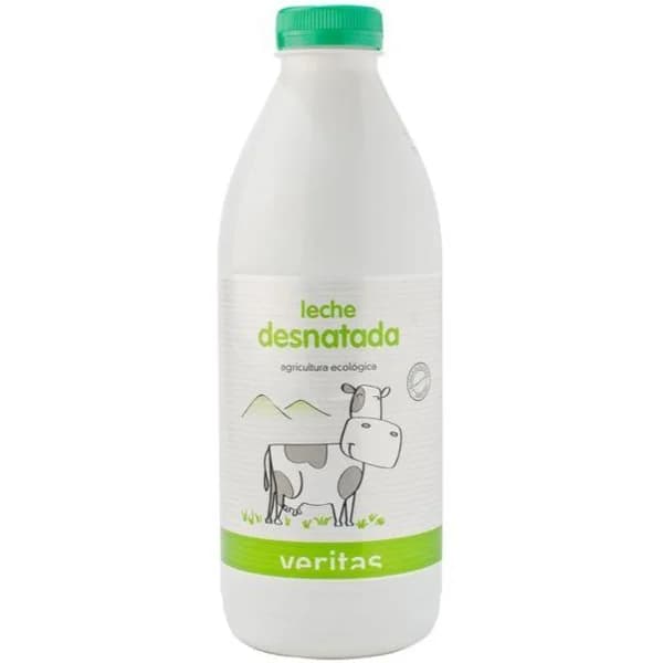 Leche desnatada VERITAS, botella 1 litro - 1 l - Imagen del producto en Findit