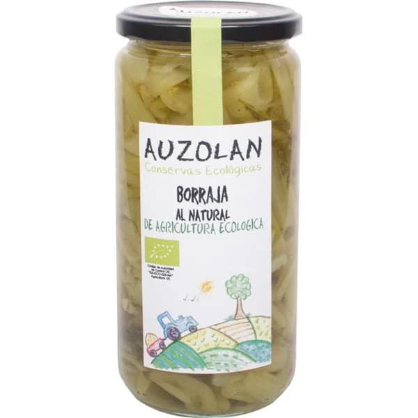 Borraja natural ecológica AUZOLAN, frasco 390 g - 0.39 kg - Imagen del producto en Findit