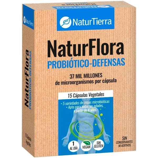Naturflora defensas NATURTIERRA, caja 8,55 g - 0.01 kg - Imagen del producto en Findit