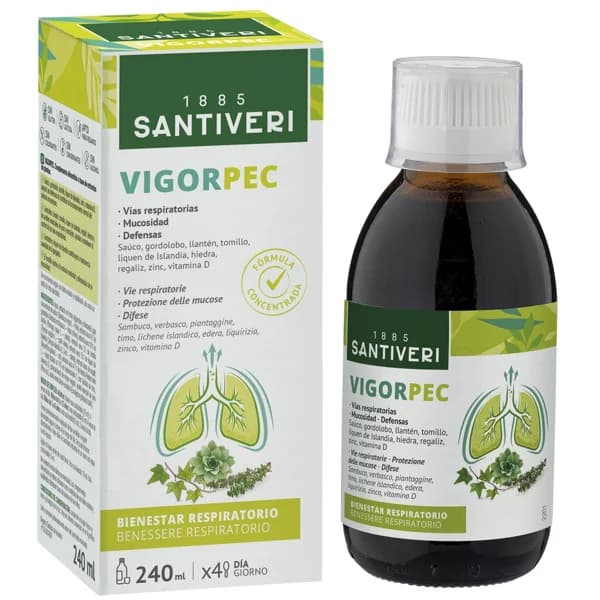 Jarabe vigorpec SANTIVERI, botella 240 ml - 0.24 l - Imagen del producto en Findit