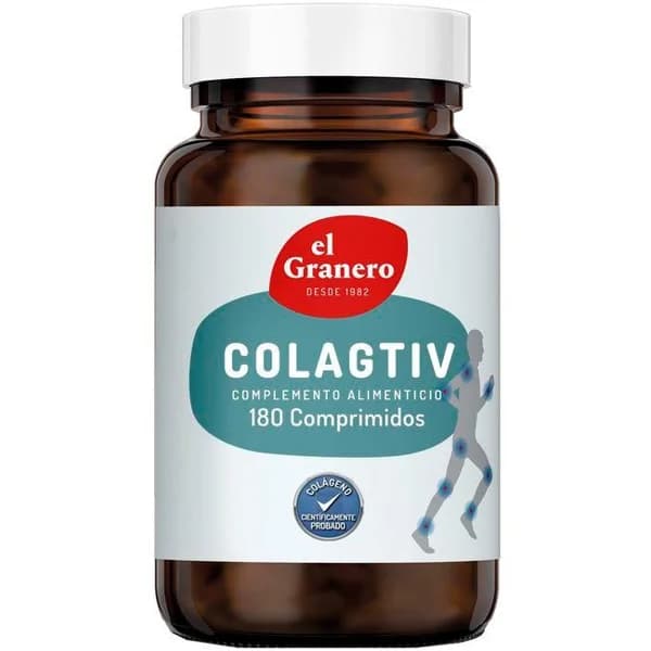 Colagtiv cartilagos y huesos EL GRANERO INTEGRAL, bote 180 uds - 180 ud - Imagen del producto en Findit