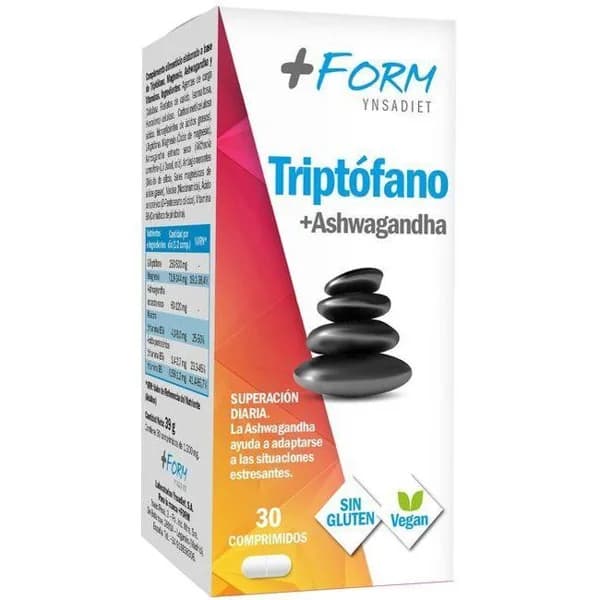 Triptófano + Ashwagandha +FORM, caja 30 uds - 30 ud - Imagen del producto en Findit