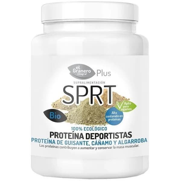Proteína deportistas bio EL GRANERO, bote 600 g - 0.6 kg - Imagen del producto en Findit