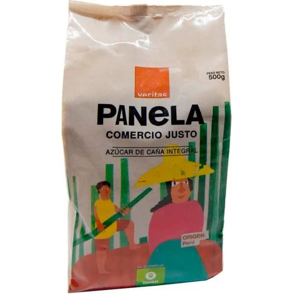 Panela Comercio Justo eco VERITAS, bolsa 500 g - 0.5 kg - Imagen del producto en Findit