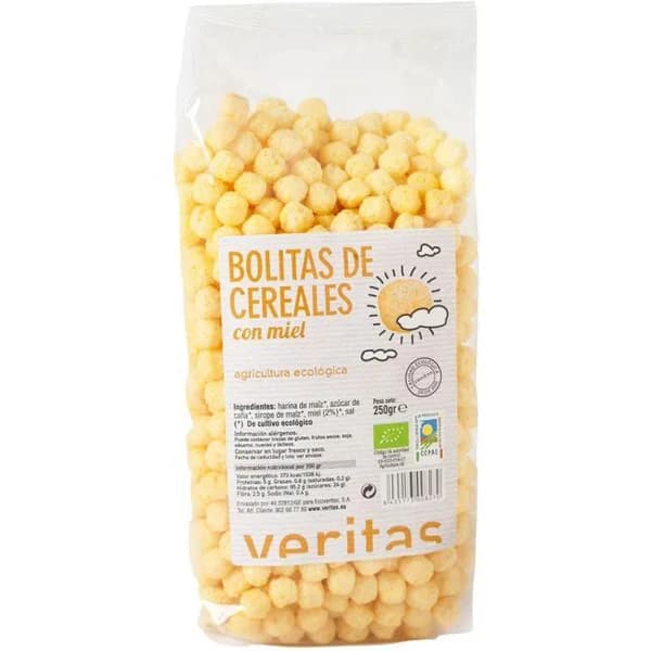 Cereales bolitas con miel VERITAS, bolsa 250 g - 0.25 kg - Imagen del producto en Findit