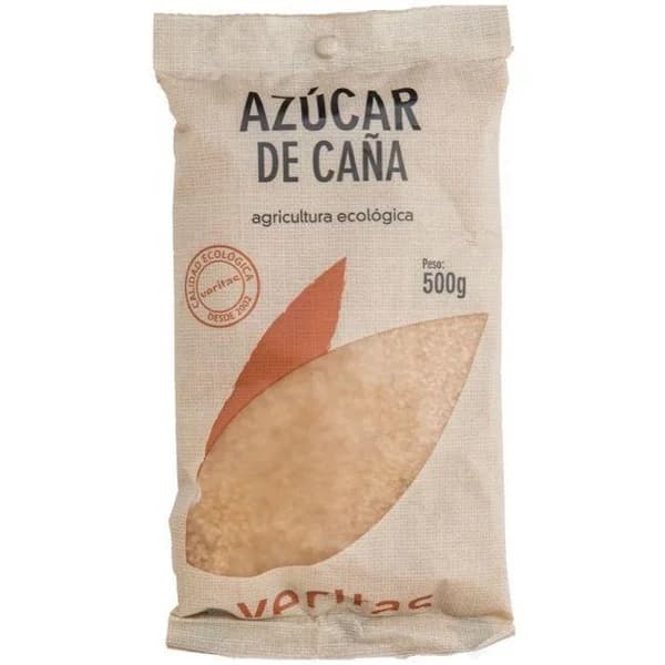 Azúcar ecológico de caña VERITAS, bolsa 500 g - 0.5 kg - Imagen del producto en Findit