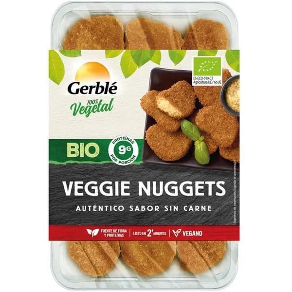 Veggie nuggets GERBLÉ BIO, bandeja 150 g - 0.15 kg - Imagen del producto en Findit