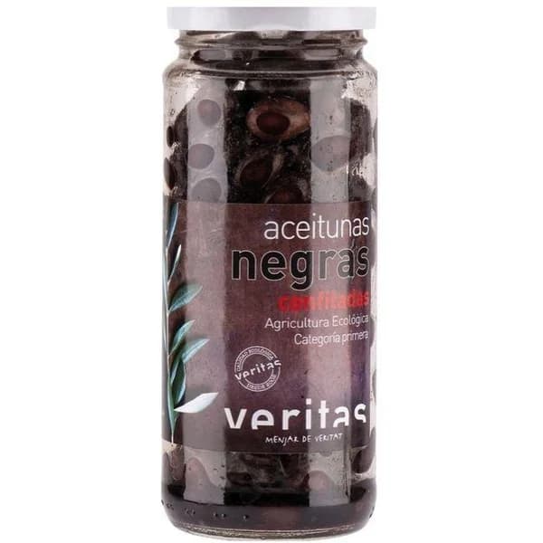 Aceitunas negras VERITAS, frasco 200 g - 0.2 kg - Imagen del producto en Findit