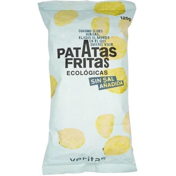 Patatas fritas sin sal girasol VERITAS, bolsa 125 g - 0.13 kg - Imagen del producto en Findit