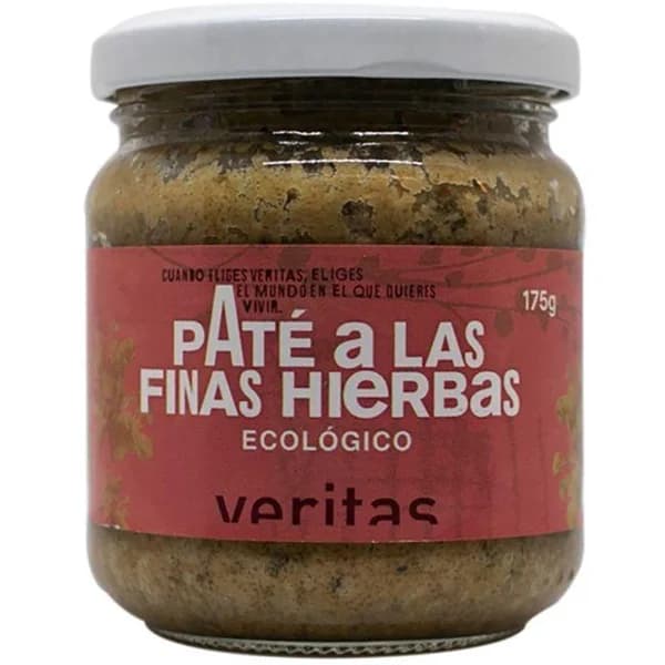 Paté a las finas hierbas ecológico VERITAS, tarro 175 g - 0.18 kg - Imagen del producto en Findit