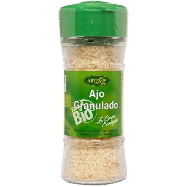 Especia de ajo granulado bio ARTEMISBIO, frasco 50 g - 0.05 kg - Imagen del producto en Findit
