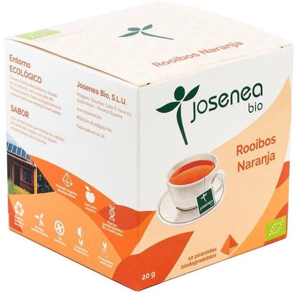 Infusión rooibos naranja JOSENEA, caja 20 g - 0.02 kg - Imagen del producto en Findit