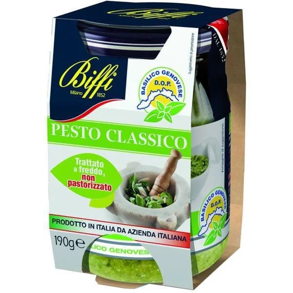 Salsa pesto clásico BIFFI, frasco 190 g - 0.19 kg - Imagen del producto en Findit